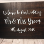 Personalised Printed Wedding Sign - Welcome Sign,  40 x 30 cm A3