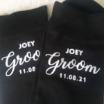 Personalised Wedding Socks - Wedding Party Gift - Groom, Best Man or any Role