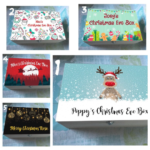 Personalised Christmas Eve or Day Box Gift - Wooden Colour Printed - 9 Designs - Dad