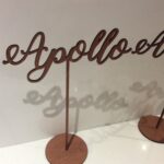 Personalised Wedding Table Signs - Rose Gold