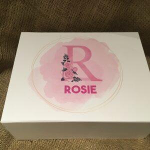 Pink Initial Gift Box
